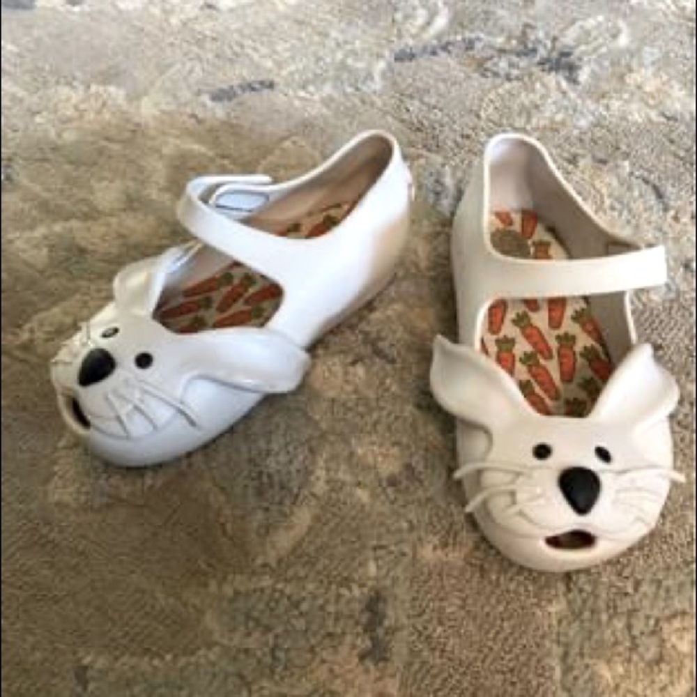 Mini Melissa Bunny Shoes Toddler Girls Size 7